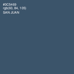 #3C5469 - San Juan Color Image